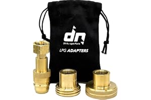 DN Autogas Parts LPG GPL 21,8 mm påfyllningsadapter för gasflaskor för europeiska gascylindrar, ACME, DISH och Euronozzle, me