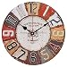 Produktbild Wanduhr, iTECHOR 14 Zoll 35 cm Holz Geräuschlose Stumm Wanduhr Ohne Tick Tack Geräusch
