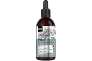 ANIMIGO Desparasitante Perros y Gatos Interno 120 ml - Antiparasitario Intestinal Gatos en Gotas para Parásitos, Higiene Intestinal y Bienestar General - Antiparásitos Natural para 2 a 4 años de Suministro