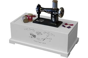 MULTISTORE 2002 Caja de costura 22x17x12cm - Blanco