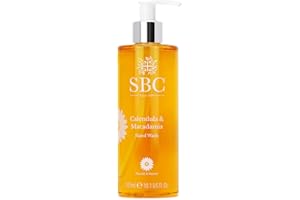 SBC Skincare - Sapone per Mani con Calendola e Noci di Macadamia - 300 ml - Dona Elasticità e Aiuta a Nutrire la Pelle - Gel Idratante - Calendula & Macadamia Hand Wash