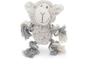 AROMADOG Senior Mini Fleece Calming Dog Toy, Rope Arms and Legs, Made With a Blend of Therapeutic Grade Essential Oils For Senior Dogs (15cm)