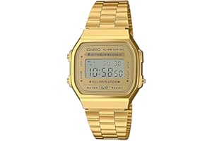 Casio cyfrowy zegarek kwarcowy dla dorosłych, uniseks, z bransoletką ze stali nierdzewnej