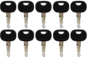 df quality Schlüssel 202 Universalschlüssel Baumaschinenschlüssel für Volvo Bagger Radlader Starterschlüssel Zündstarterschlüssel (10)