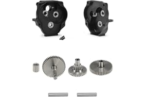 RCBOYZ Caja de Engranajes de Metal de la Caja de transmisión de Aluminio con 40,3 : 1 para TRX-4M TRX4M 1/18 RC Crawler Car Upgrade