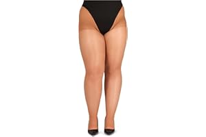 Bellivalini Medias Panty Mujer Plus Size 40 DEN BLV-1125