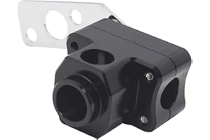 Handlebar Riser Clamp, GIDIBII Bar Clamp for Honda Ruckus Zoomer Scooter NPS50 2003-2012 (Black)