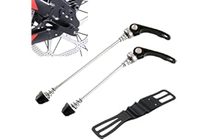 LuXianYS Bike Cierres Rápidos de Titanio,Buje de liberación Rápida para Bicicleta,Cierre Eje Pasante Rueda Bicicleta,liberación Rápida MTB/Bicicleta de Carretera/Mountain Bike