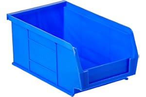 MOLYRRD Barton Storage TC2 Container Bin Heavy Duty Polypropylene W165xD100xH75mm Blue Ref 10021 [Pack of 20]
