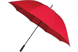 Impliva Falcone Ombrello classico, 130 cm, Rosso (Rot)