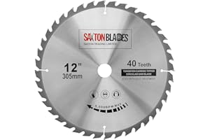SAXTON BLADES TCT30540T Saxton TCT tarcza tarczowa do drewna 305 mm x 30 mm x otwór x 40 T do Bosch Makita Dewalt