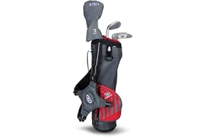 U.S. Kids Set 5 Piezas: Hierro Nº 7 + PW + Putter + Driver + Híbrido + Funda de Madera + Bolsa de Carro (Talla 60) Diestro Golf para Niños / UL20-60Set5 / UL 60 5 Club Soporte Bolsa Conjunto
