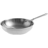 LACOR 44424 - Cuisine Frying Pan - 18/10 Stainless Steel, 24 cm, Non-Stick | Made of 18/10 stainless steel, for browning, fry