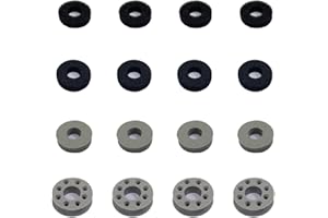 CUZKC 4 Livelli di Resistenza 16 Pezzi Ammortizzatori per Thumbstick, Assistente al Movimento di Mira per PS5/Xbox One/Switch PRO/Switch/Switch OLED, Smorzamento delle vibrazioni per Maniglia