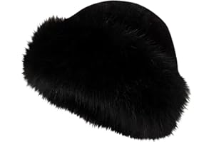 AEGJEGVD Hats for Women UK Clearance Ladies Winter Hats Today's Deals,Warm Windproof Plush Velvet Hat Thick Ear Protection Caps Outdoor Hunting Hiking Thermal Faux Fur Hats Wool Hats for Christmas