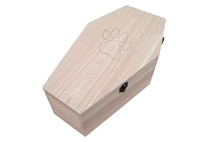 PrimoLiving Cercueil en Bois pour Animaux domestiques - Taille XL pour Animaux de Taille Moyenne - Cercueil pour Animaux avec Fermeture métallique - Cercueil en Bois de Haute qualité