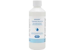 ANAGEL Vegetable Glycerine | EP/USP Grade, NON-GMO, Colourless and Odourless | 500ml