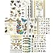 10 Sheets of Silver & Gold Fashion / Style Tattoos