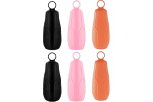 BOBOZHONG Couvertures élastiques pour la Protection de la Sortie, 6pcs Couvoirs de Bouteille en Silicone, Coque élastique de Voyage en Plein air pour Les Bouteilles de Douche de shampooin