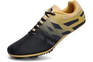 IFRICH Leichtathletikschuhe für Herren Damen Kinder Jungen Mädchen 8 Spikes Laufen Rennschuhe Professionelle Sprint Sport Sneakers Track Spikes Distanz Sneakers