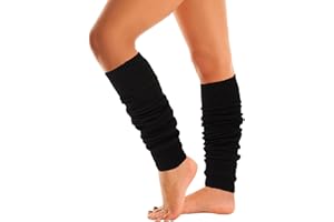 Mysocks Leg Warmers Extra Soft Stylish Fancy Winter 80s Party Dance Neon Long Legwarmers for Women Girls Ladies