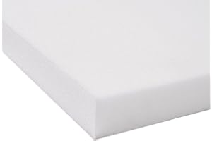 4everPrime WHITE Upholstery Foam Sheet | FIRM Premium Quality High-Density | Cut to any Size | for Sofa Cushions Seat Pads Stool Chair (27x27 inch, 6 inch thick - White FIRM)