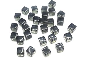 LERPWIGE 200pcs 6 sided 8mm clear dice DIY educational dice engraved acrylic blank dice D6 dice party family board game dice 8mm 6 sided clear acrylic dice 6 sided dice role-playing dice square cube