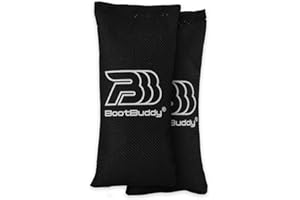 BootBuddy® Lavender-Scented Shoe Deodorisers - Natural Odour Eliminator for Football Boots, Trainers & More, Absorb Moisture & Prevent Bacteria, Reusable & Eco-Friendly Footwear & Bag Deodorisers
