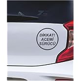 Acemi S&uuml;r&uuml;c&uuml; Oto Araba Sticker 30cmx23cm