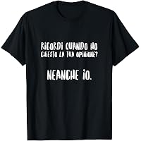 T-Shirt Donna Divertente Crazy Dog | Non Sono Sempre Un Naufragio | Rosso Tinta Unita