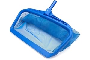 jardiboutique - Epuisette de Fond de Grand capacité pour Votre Piscine - Luxe - Couleur Bleu