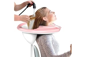 SHYLIEY Inflatable Washing Hair Basin, Portable Shampoo Bowl for The Elderly, Disabled, Bedridden and Handicapped, Portable Hair Washing Sink for Pregnant Woman