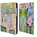 Produktbild Offizielle Wyanne Peachy Keen Elefanten Brieftasche Handyhülle aus Leder für Samsung Galaxy Tab A 8.0