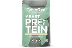 GREENTAHR TO THE TOP Green Tahr Proteína de Levadura Nutricional Sabor Vainilla 80% 750g, Proteína Vegana en Polvo Sin Lactosa Sin Azúcar y Sin Gluten, Proteínas para Masa Muscular, Vegan Protein Origen No Animal