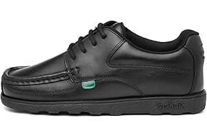 Kickers Fragma Lace Leather Derby S Shoes, Zapatos de Cordones Niños