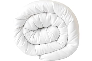 Good Nite Copriletto per tutte le stagioni, 240 x 220 cm, 4 stagioni, in microfibra, per quattro stagioni, bianco (240 x 220 cm)