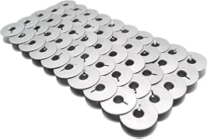 CKPSMS Marca -# 9033A Bobine in alluminio adatte per Pfaff 130, 229, 230, 260, 261, 332 ADLER 67 68 69 + (50 pezzi)