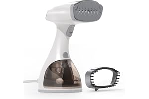 Homuserr Clothes Steamer, 1500W Garment Steamer Clothing with 2 Steam Settings, LCD Screen Garment Steamer Handheld, Vertically and Horizontally, 20s Fast Heat-up, 300ml Large Water Tank