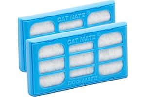 Cat Mate and Dog Mate Filter Cartridges (Pack of 2) - Suitable for All Cat Mate, Dog Mate, and Closer Pets Fountains