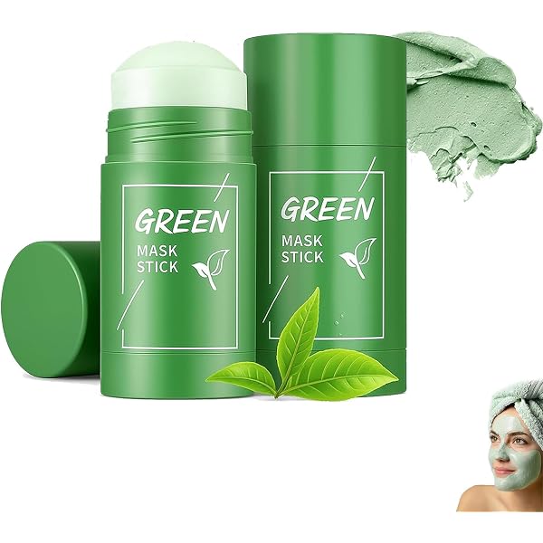 Green Mask Stick - Grüntee Tiefenreinigungsmaske, 2 Stück Für Frische Haut