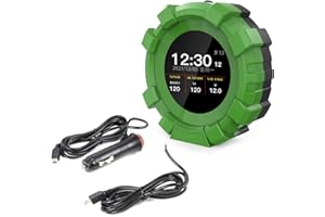 Inclinómetro GPS Offroad Coche Digital - OURANTOOLS LCD Electronic HUD Automotive HUD Display Inclinometer for DC 5-28V Off-Road Vehicles