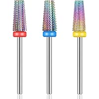 Depvko 5-in-1 Hartmetall Nagelfräser Bit – 3/32" Schaft, Für Maniküre & Pediküre
