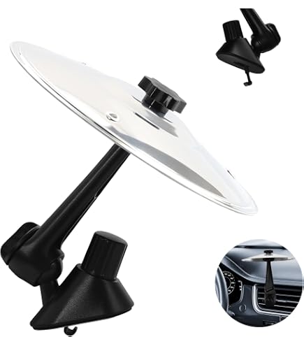 Mini Cymbale De Voiture Crash Cymbals Air Vent - Accessoire Tambour Pour Amateurs De Musique En Conduite (Argent)