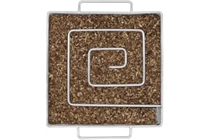 ProQ Cold Smoke Generator for Food Smoking, Long-lasting Cold Smoker, Maze Smoker for Cold Smoking, Outdoor Smokers for any BBQ or Cabinet, Small