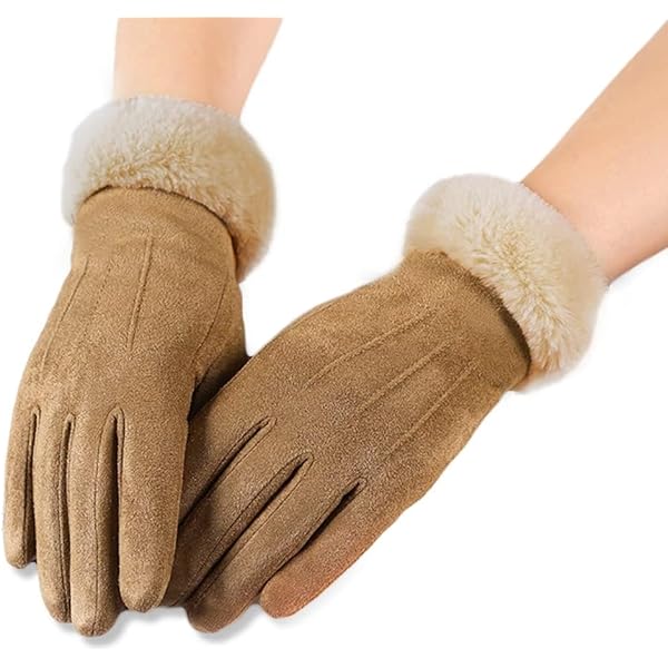 styleBREAKER Vingerloze gebreide handschoenen voor dames, effen met