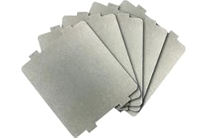 QEQSHQO 5pcs Microondas Placa De Mica Hoja de Mica Mica de Placas Hojas de Mica Hojas Mica para Horno Microondas para Hornos de Microondas 9.9 x 10.8 cm
