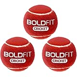 Boldfit Cricket Tennis Ball for Cricket Tournament, Street Match Cricket Ball Tennis for Lawn Cricket Soft Tennis Balls