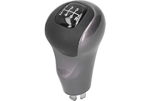 DEROR 6-Gang-Schalthebel für Schaltgetriebe für Honda Civic DX EX LX 2006-2011(B (schwarz))