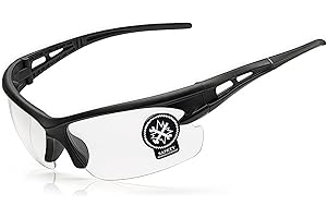 ESOES Unisex Cycling Glasses Windproof Clear Sports Glasses UV Protection Eyewear for Men Women Outdoor Driving 123