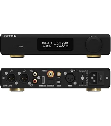 S.M.S.L SU-9 PRO Audio-DAC-Decoder – Unterstützt MQA, MQA-CD, LDAC Bluetooth 5.0, DSD512, PCM 768kHz/32Bit